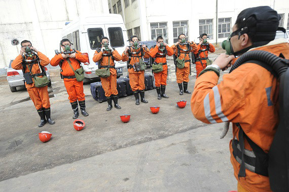 汾西矿业集团公司矿山救护大队:守护生命 救人