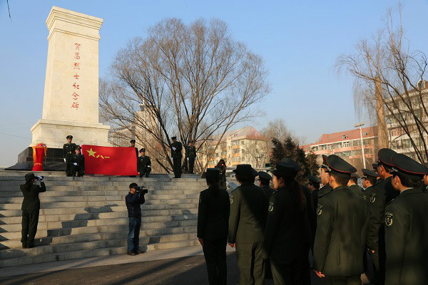 柳林县人民武装部举行纪念贺昌同志诞辰110周