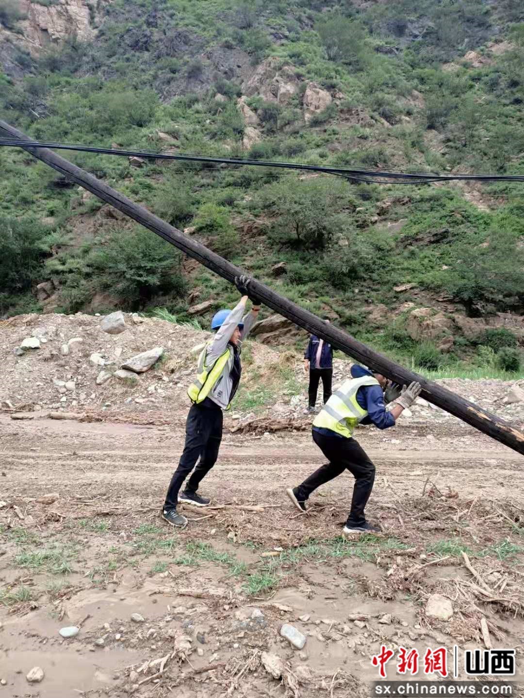 “忻州移动抢通因暴雨山洪受损通信