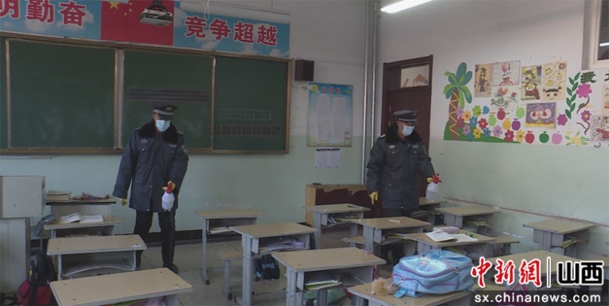 “山西和顺县各学校多措并举抓好疫情防控 筑牢校园安全“防护墙”